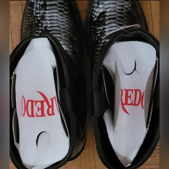 Laredo Monty Black & White Snake Print Boots - Picture 7 of 9